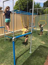 Funky Monkey Bars Customer Backyards Outdoor Kids Play Area Kids Climbing Diy Monkey Bars