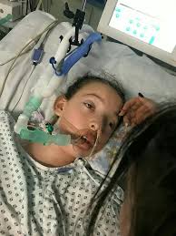 Schoolgirl defies doctors to wake up from coma after sore throat turned to  sepsis