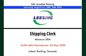 Iklan jawatan kosong di sarawak. Info Jawatan Kosong Terkini Leesing Logistics Em Sdn Bhd Sarawak Jawatan Kosong Terkini