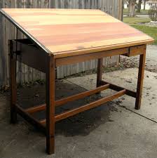 Beautiful Solid Wood Vintage Drafting Table Lovely Workmanship Great History Vintage Drafting Table Drafting Table Antique Drafting Table