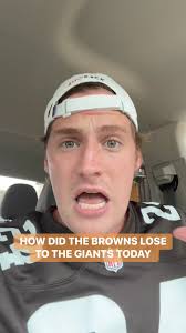 HOW DID THE BROWNS LOSE TO THE GIANTS? HOW?!!