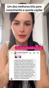 Um dos melhores kits para crescimento e queda capilar! Link na bio.  #crescimentocapilar #quedadecabelo #crescecabelo #projetorapunzel