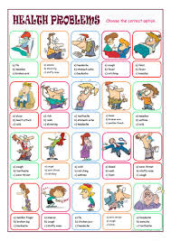 Health problems esl crossword puzzle worksheet for kids. English Esl Health Problems Worksheets Most Downloaded 59 Results