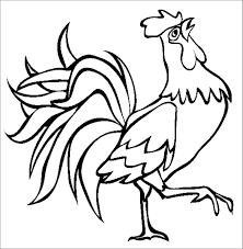 Baby teddy bear love heart. Rooster Picture Coloring Page Coloringbay