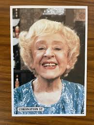 CORONATION STREET DORIS Speed As Annie Walker Postcard £2.50