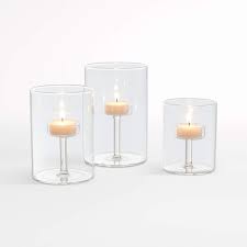 Shop for red votive candle holders online at target. Elsa Glass Tealight Holders Crate And Barrel