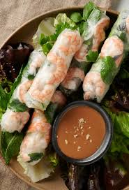 Vietnamese Spring Rolls With Peanut Sauce Recipe In 2020 Vietnamese Spring Rolls Recipe Recipes Cooking Recipes