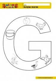 G 010 Fise De Lucru Cu Litere De Tipar G Letters And Numbers Letters Preschool