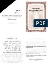Doa dalam bahasa melayu (terjemahan) bagi yang mungkin mahu feeling lebih kerana mungkin. Download Doa 4 Bulanan Masnurul