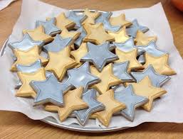 Gold And Silver Star Cookies My Cookie Decorating Pinterest Star Cookies Christmas Cookies Decorated Gold Cookies