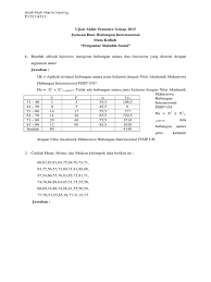 Dibawah ini adalah informasi contoh soal administrasi umum kelas 10 beserta jawabannya. Soal Dan Jawaban Statistika