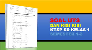 Contoh ulangan bahasa inggris kelas 7 chapter 4. 3 Paket Soal Dan Kisi Kisi Uts Ktsp Kelas 1 Sd 2 Semester Guru Berbagi
