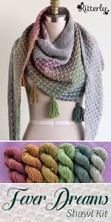 Maybe you would like to learn more about one of these? Fever Dreams Shawl Knitting Kit By Spincycle Yarns Kitterlykits Knitting Kits Shawl Crochet Pattern Shawl Knitting Patterns