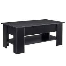 According to the hovey sisters, introducing a simple black coffee table can add cohesion to a room that is a fenimore notes that round coffee tables work particularly well in busy rooms. Lift Top Coffee Tables Accent Tables The Home Depot