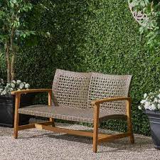 Shop bungalow rose outdoor furniture at wayfair for a vast selection and the best prices online. Bungalow Rose Clemens Loveseat Wayfair Contemporary Outdoor Love Seat Decor