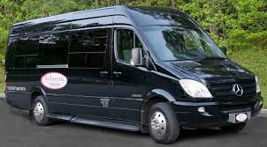 Chauffeured transportation for up to 12 passengers. Mercedes Benz Sprinter 14 Passenger Limo Bus
