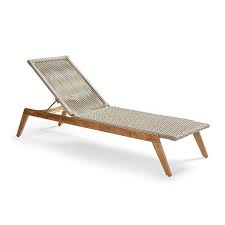 Santa Clara Chaise Frontgate Teak Frame Outdoor Furniture Accessories Custom Upholstery