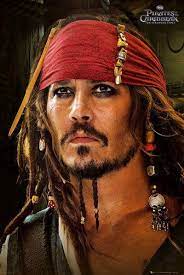 Johnny depp portrays captain jack sparrow in all of the pirates of the caribbean movies, but johnny depp is not playing jack sparrow in the free sea of thieves: Pirates Of The Caribbean 4 Johnny Depp Large Maxi Poster Fp2533 M25 Johnny Depp Jack Sparrow Captain Jack Sparrow