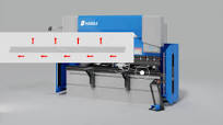 How does CNC Press Brake Crowning Work