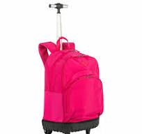 Mochila Carrinho Externo com Base Rígida Sestini Rolling Crinkle 2 - Preto