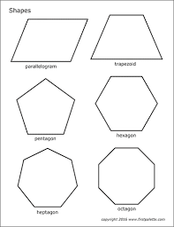 Basic Shapes Free Printable Templates Coloring Pages