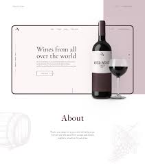 Elite Wines On Behance Wine Websites Wine Design Wine Bottle Design