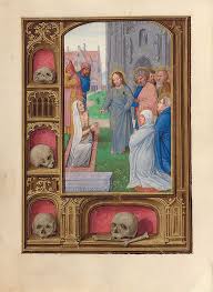 Office Of The Dead Fol 226v Book Of Hours Medieval Illuminated Manuscript