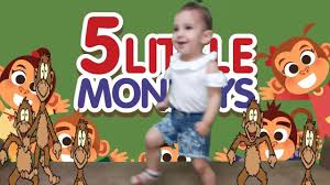 Bes Kucuk Maymun Sarkisi Five Little Monkeys Eglenceli Cocuk Sarkilari Babiessongs Nurseryrhyme Youtube