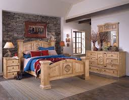 Texas Style 6pc Bedroom Set Made With 100 Solid Ponderosa Pine Queen King 1437 99 Pine Bedroom Furniture King Bedroom Sets Bedroom Sets Queen