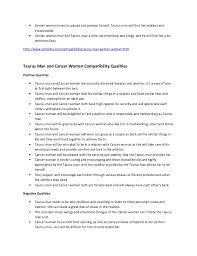 Taurus Man Compatibility With Other Zodiac Signs