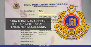 Bayaran tukar nama kereta bank kepada owner. Cara Tukar Nama Geran Kereta Motorsikal Pemilik Meninggal Dunia Edu Bestari