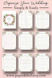 Wedding Planner Printable Wedding Planning Pages Do It Etsy Wedding Planner Printables Wedding Planning Binder Wedding Planner Binder