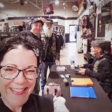 Mike, Freddie, Gail and Marc were at the dealer this afternoon, signing up  new members and sharing winter storage tips. Are you signed up for 2025?  Mike Gennaro is NCC HOG's Membership