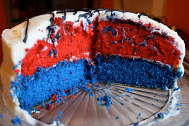 You will color the first batch red and the second batch blue. Red Velvet Cake Sweet Savory Kitchens