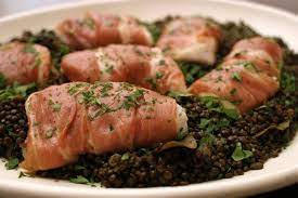Cod Baked With Prosciutto Recipe Thyme Recipes Prosciutto Recipes Recipes