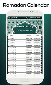 Ramadan calendar 2021(1442) is one of those festivals which is very crucial for the people who belong to the muslim religion. Ramadan Calendar 2019 Muslim Prayer Times For Android Apk Download