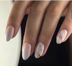 Almond Shaped Acrylic Nails With Black Tips Are You Looking For Short And Long Almond Shape Acrylic Nail Designs See Our Collection Full Of Short And Long Faded Nails Cute Spring Nails French Fade Nails