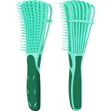 Don't have a serum on hand? Amazon Com 2 Pack Detangling Brush For Curly Hair Ez Detangler Brush Hair Detangler Afro Textured 3a To 4c Kinky Wavy For Wet Dry Long Thick Curly Hair Exfoliating For Beautiful And Shiny Curls