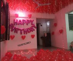 Birthday Surprise For Girlfriend Surprise Room Decoration In Pune For Husband Birthday Romantic Room Decoration Romantic Room Birthday Room Decorations