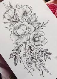 People often opt for flower tattoo designs. Pin By Alexis Seitz On Dibujo Flower Tattoo Shoulder Tattoos Flower Tattoo Drawings