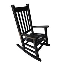 Style Selections Childrens Black Wood Rocking Chair S With Slat Seat Lowes Com Wood Rocking Chair Rocking Chair Outdoor Rocking Chairs