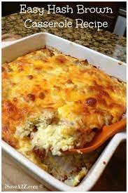 Easy Hash Brown Casserole Recipe Recipe Easy Hashbrown Casserole Recipe Hashbrown Casserole Easy Recipes