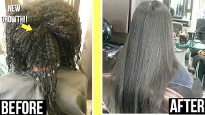 The results are just so impressive. Keratin Treatment Routine On Relaxed Hair Length Update Youtube
