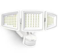 Lepro LED Security Lights, Outdoor Motion Sensor Light, Flood Lights with 3  Adjustable Heads, 270° Wide Lighting Angle, 27W 3200LM Super Bright, IP65  ...