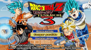 Budokai tenkaichi 3 is a fighting video game published by bandai namco games released on november 13th, 2007 for the sony playstation 2. Dragon Ball Z Bt3 Tenkaichi Tag Team V5 Mod Psp Evolution Of Games