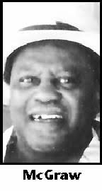 FREDDIE McGRAW Obituary (2010)