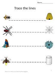 Tracing Worksheets Fine Motor Skill Activitiessorting Etsy Special Education Worksheets Fine Motor Skills Activities Preschool Fine Motor