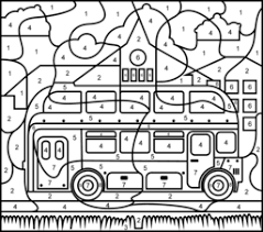 Vehicles Coloring Pages London Kids Activities Numbers For Kids Coloring Pages