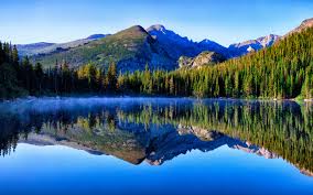 Misty Morning Bear Lake Reflection Rocky Mountain National Park Colorado National Parks Rocky Mountain National Park Alta Lakes