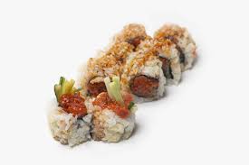 Fiery spicy tuna roll with sashimi grade tuna tossed in a sesame sriracha sauce, topped with some spicy mayo for that extra. Crunchy Spicy Tuna Roll Moriki Frankfurt
